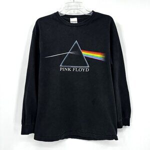 90s Y2K PINK FLOYD dark side of the moon prism long sleeve shirt band tee